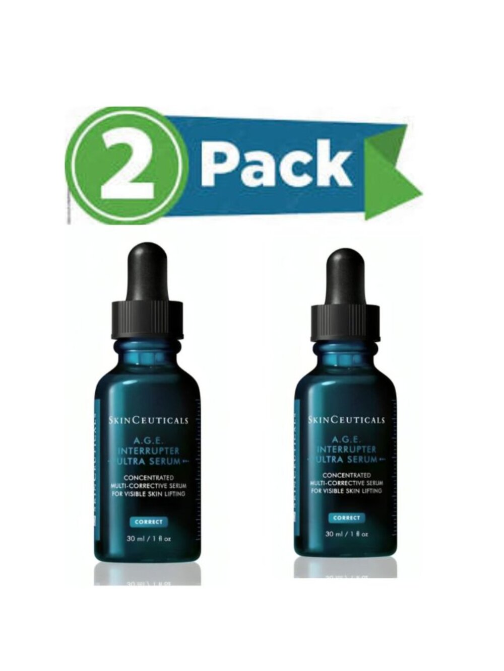 SkinCeuticals A.G.E. Interrupter Ultra Serum 30ml Anti-Aging Serum (pack of 2)